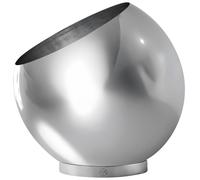AYTM - Globe Flower Pot Ø37 cm, Silver - Silver