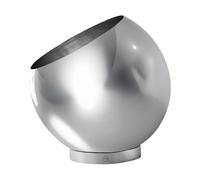 AYTM Globe flowerpot Ø21 cm Silver