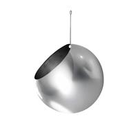 AYTM GLOBE hanging pot Ø17 cm h28 cm Silver