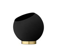 AYTM Globe oblique-cut flowerpot - Black OS
