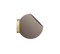 AYTM Globe wall-mounted flower pot, Ø 21 cm, grey-brown, aluminium