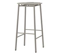 Aytm Novo Metal Bar Stool Outdoor Taupe 75 Cm