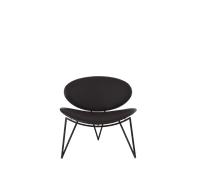 AYTM SEMPER Armchair Black/ Java Brown