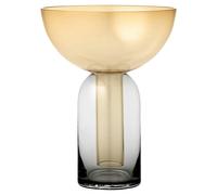 AYTM - Torus vase Small Ø15 - Black/Amber