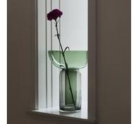 AYTM Vase Torus, green, Ø 25 cm, height 33 cm, glass