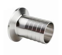 AYTOSH Pipe Sanitary Tri Clamp 1pcs, Tainless Steel SS304 Sanitary Hose Barb Pipe Fitting Ferrule OD 50.5mm-64mm Fit 1.5" 2" Tri Clamp (Size : 38mm x Ferrule 64)