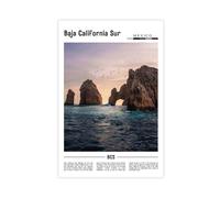 AYTREDF Baja California Sur Canvas Poster Wall Art Decor Print Picture Paintings for Living Room Bedroom Decoration 24x36inch(60x90cm)