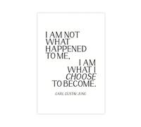 AYTREDF Carl Jung Quote Mental Health Posters Motivational Poster Positive Quotes Canvas Poster Bedroom Decor Landscape Office Room Decor Gift 24x36inch(60x90cm)