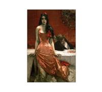 AYTREDF Charles Hermans,Circe, Circe The Temptress,art Prints,Vintage Art,canvas Wall Art, Canvas Poster Wall Art Decor Print Picture Paintings for Living Room Bedroom Decoration 12x18inch(30x45cm)