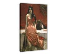 AYTREDF Charles Hermans,Circe, Circe The Temptress,art Prints,Vintage Art,canvas Wall Art, Canvas Poster Bedroom Decor Landscape Office Room Decor Gift 12x18inch(30x45cm)