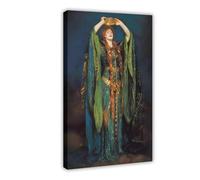 AYTREDF Ellen Terry As Lady Macbeth Remastered by John Singer Sargent Premium Matte Paper (1) Canvas Poster Bedroom Decor Landscape Office Room Decor Gift 12x18inch(30x45cm)