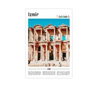 AYTREDF Famous Landscapes from The Middle East Are Izmir Canvas Poster Wall Art Decor Print Picture Paintings for Living Room Bedroom Decoration 24x36inch(60x90cm)