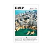 AYTREDF Famous Landscapes from The Middle East Are Lebanon Canvas Poster Wall Art Decor Print Picture Paintings for Living Room Bedroom Decoration 12x18inch(30x45cm)