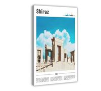 AYTREDF Famous Landscapes from The Middle East Are Shiraz Canvas Poster Wall Art Decor Print Picture Paintings for Living Room Bedroom Decoration 12x18inch(30x45cm)