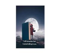 AYTREDF I still Remember How I Started Talking to You Wisdom of Life Philosophy Canvas Poster Bedroom Decor Landscape Office Room Decor Gift 20x30inch(50x75cm)