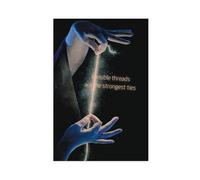 AYTREDF Inspirational Quotes The Invisible Thread Is The Strongest Connection Canvas Poster Wall Art Decor Print Picture Paintings for Living Room Bedroom Decoration 24x36inch(60x90cm)