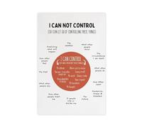 AYTREDF Mental Health Therapy Counseling Things I Can Control Poster Therapy CBT DBT Canvas Poster Bedroom Decor Landscape Office Room Decor Gift 12x18inch(30x45cm)