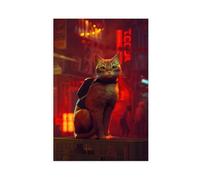 AYTREDF Stray Cat Adventure Animal World Canvas Poster Wall Art Decor Print Picture Paintings for Living Room Bedroom Decoration 16x24inch(40x60cm)