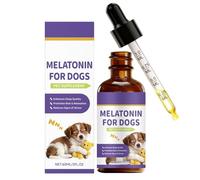 Ayuda Para El Sueño Canino - Calma Natural Sin Efectos Secundarios | Suplemento 60ml con Ingredientes Relajantes | Para Perros Pequeños Medianos Grandes, Tensión Corporal, Dormitorio Nocturno