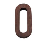 Ayuduots 3in Nordic Style Black Walnut Decorative Letters, Alphabets Unfinished Wood Letters for Wall Decoration Room Name Signs
