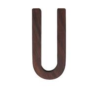 Ayuduots 3in Nordic Style Black Walnut Decorative Letters, Alphabets Unfinished Wood Letters for Wall Decoration Room Name Signs