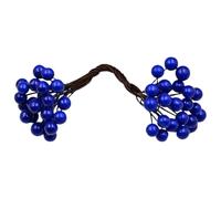 Ayuduots 5Pcs 50heads/PCS Artificial Flower Christmas Berry Bacca, Berries Branches for Xmas Decor Home Decor - Navy Blue