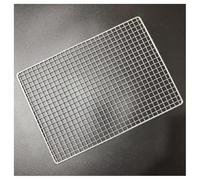 Ayuduots Stainless Steel Rectangle Grill Net Mesh, Barbecue Grill Grates Replacement for Roasting Baking Smoking - 13.78x9.84inch