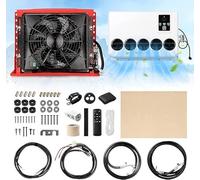 AYUE 12 V Air Conditioning for Caravans, 12 V DC, Universal Split Air Conditioning for Car, Truck, RV, Bus, Excavator, Agricultural Vehicle, 12 V