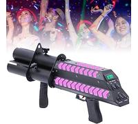 AYUE Confetti Launcher, Electronic Pyrothenic Cannon with LED Lights, Pyrotechnic Cannon Atmosphere Prop, Jet Distance 8-10 cm, Bars, Concerts, Weddings, Parties