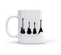 AYUEHBN Ceramic Coffee Cup Electric Guitars Player Rock Star Musician （11oz/320ml） Ceramic Coffee Mug for Cappuccino Tea, Milk,