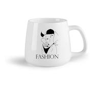 AYUEHBN Ceramic Fruit Cup Hot Chocolate Cups Underwear Store Sex Appeal Hot Girl Body Fashion Beauty （14oz/400ml Nice Xmas Gift