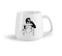 AYUEHBN Ceramic Fruit Cup Mug, Coffee/Tea Cup Statue of David by Michelangelo Sculpture （14oz/400ml Ceramic Coffee Mug for Cappuccino Tea, Milk,