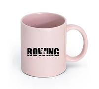 AYUEHBN Ceramics Ceramic Cup for Coffee Tea Cocoa Rowing Crew Sport Rower （11oz/320ml） Coffee, Tea, Latte, Milk, Cocoa, Juice and Other Hot Drinks Pink