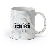 AYUEHBN Ceramics Coffee Mug, Science Class Chemistry Physics Stem School （11oz/320ml） Coffee, Tea, Latte, Milk, Cocoa, Juice and Other Hot Drinks Marble Black