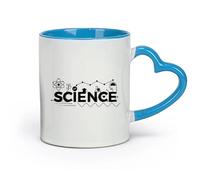 AYUEHBN Ceramics Coffee Mug, Science Class Chemistry Physics Stem School （11oz/320ml） Coffee, Tea, Latte, Milk, Cocoa, Juice and Other Hot Drinks Blue