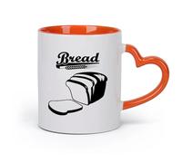 AYUEHBN Ceramics Home and Office Mugs Fresh Bread Bakehouse Bakery Oven Baking （11oz/320ml） Ceramic Coffee Mug for Cappuccino Tea, Milk, Orange