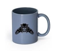 AYUEHBN Ceramics Large Mugs for Hot Drinks Evil Wild Panther Attack Animal Predator （11oz/320ml） Ceramic Coffee Mugs for Home or Work Blue-Gray