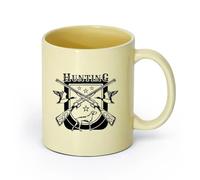 AYUEHBN Ceramics Porcelain Coffee Mugs Hunting Dog Weapons Hunting Hobby Ducks （11oz/320ml） Great for Home, Office, Cafes, Gift Ideas Beige