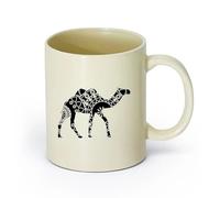 AYUEHBN Ceramics Tea, Coffee and Hot Chocolate Cups Camel Animal ation Home （11oz/320ml） Humorous Gift for Coffee Lovers, Work Besties, Coworkers & Friends Light Yellow