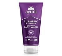 Ayumi Brightening FaceWash with Turmeric & Papaya| Vitamin C Face Wash for Dull & Dehydrated Skin |Perfect Facial Wash to Soothe Irritated Skin|Women & Mens Face Wash | 1x150 ml