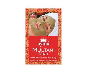 Ayumi Multani Mitti Powder for Face Masks Skincare |Natural Skin BrighteningMask | Deep Cleansing Mask | Indian Healing Clay Facial Mask | Bentonite Clay Organic Powder for FaceCare | 100g