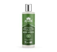 Ayumi Neem & Tea Tree Body Lotion | Oil Control Moisturiser for Oily Skin | Acne Cream with Witch Hazel | Nettle Leaf Hand Cream to Soothe Irritation | Body Moisturiser for Men & Women | 250ml