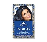 Ayumi Organic Indigo Powder | Combats Hair Damage & Prevents Hair Fall | Dark Blue hair dye | 100% Natural Hair Dye No chemicals Hair Colour Mask| Colouring Powder with Scalp Nourishment | 100g