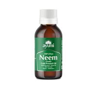 Ayumi Pure Neem Oil with Vitamin E | For Athletes Foot Treatment & Infections | Neem Oil for Plants Spray & Gardening | Neem Skin Oil to Combat Acne | Oil for Insect Repellent Spray |1x100 ml