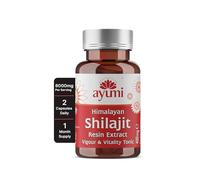 Ayumi Pure Shilajit Resin Extract Capsules |Enhance Men's Health & Sexual Wellness|Stamina & Vigour|High Strength Himalayan Shilajit|Per Serving 8000mg