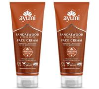 Ayumi Sandalwood & Cocoa Butter Face Cream | Aloe vera Moisturiser for Dry Skin | Moisturising Cream to Soothe Irritation|Aromatherapy Cream with Ylang Ylang| Face Moisturiser for Men & Women|1x100ml