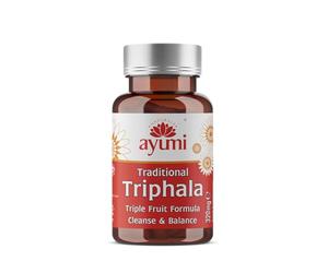 Ayumi Triphala Capsules, 60 Caps | Triphala Powder Capsules for Gut Cleanse | Immune System Booster | for Weight Management with Amla Extract | Metabolism Booster for Bloating Relief | 640 mg