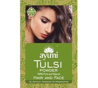 Ayumi Tulsi Powder Face Mask & Hair Mask, 100g | Acne Treatment Mask for Oily Skin Care | Anti Dandruff Hair MaskPowder | Blackhead RemoverMask with BasilPowder | Vegan Hair Care & Face CarePowder