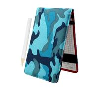 Ayumn Golf Scorecard Holder, Golf Scorebook, Golf Journal Notebook with Pencil, Oxford Cloth Club Yard Book, Portable Golf Gadgets for Men and Women Golfers, Sky Blue, 説明を参照してください, See Description