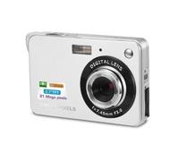 AYUNJIE 2.7 Inch LCD Screen Camera 21 Mega Pixels Rechargeable Digital Camera HD Digital Video Camera for Students, Children, The Adults (Silver)